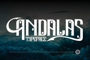 Andalas Typeface: Vintage Display Fonts for Editorial Design