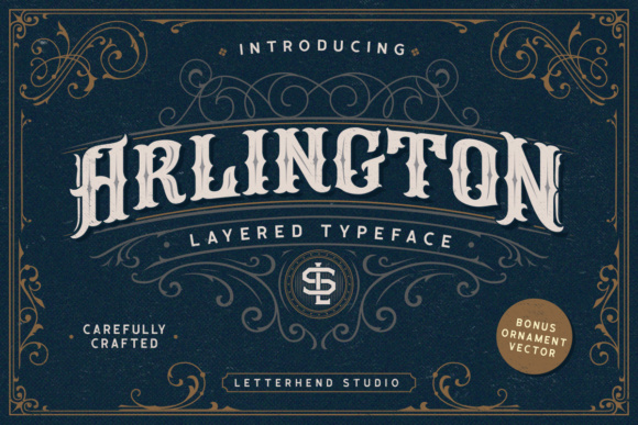 Arlington: A Layered Display Font for Editorial Design