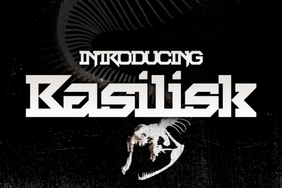 Basilisk: A Striking Display Typeface for Crafters