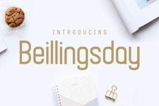 Beillingsday: A Striking Display Typeface for Marketers