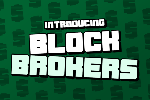 Blockbroker: A Striking Display Typeface for Web Design