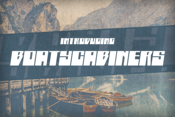 Boatycabiners: A Striking Display Typeface