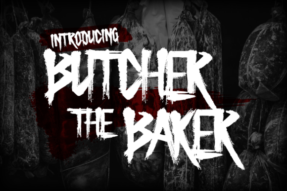 Butcher the Baker: A Bold Display Typeface for Branding