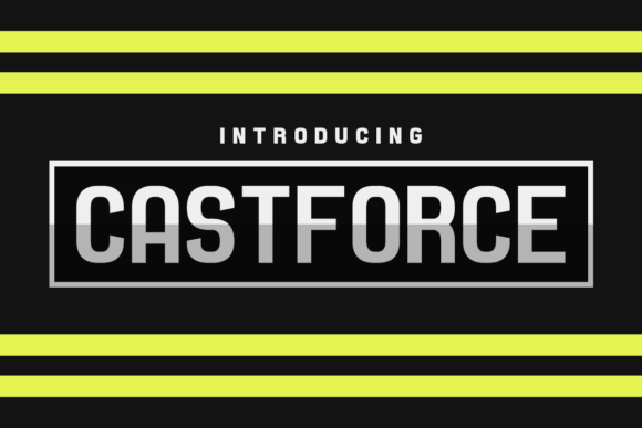 Castforce Typeface for Digital Branding