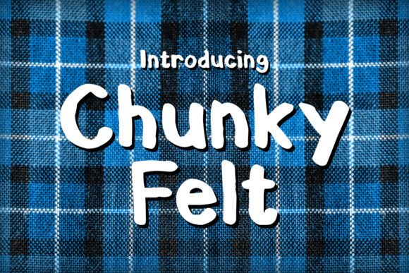 Chunky Felt Typeface for Bold Branding