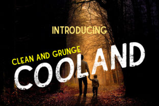 Cooland Typeface for Retro Craft Designs