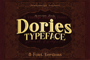 Dories Family: A Vintage Grunge Typeface for Bold Branding