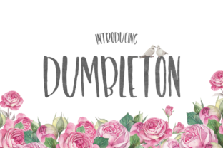 Dumbleton: A Tall Script Font for Elegant Branding
