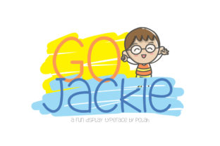 Go Jackie: A Fun Display Typeface for Bold Branding