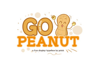 Go Peanut: A Playful Display Typeface for Modern Editors