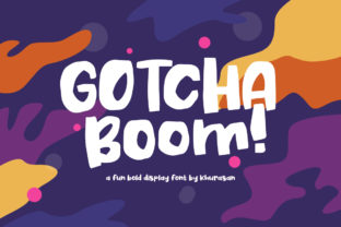 Gotcha Boom Typeface for Festive Campaigns