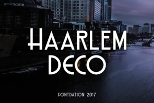 Haarlem Deco: The Art-Deco Typeface for Modern Brands