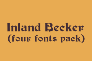 Inland Becker Family: A Maker’s Guide to Elegant Display Fonts