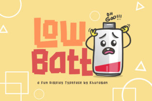 Low Batt: A Whimsical Display Typeface for Web Design