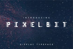 Pixel Bit Typeface for Modern Digital Design