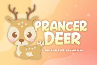 Prancer Deer Typeface for Festive Branding