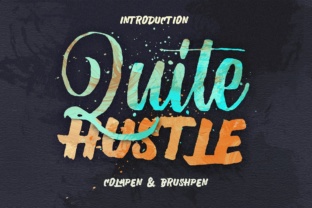 Quite Hustle: A Striking Display Typeface for Editors