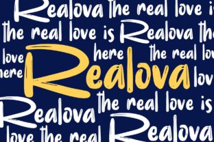 Realova Display Font for Bold Business Branding