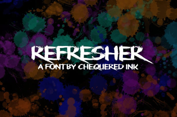 Refresher Font: A Bold Display Download for Designers