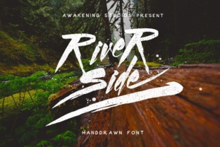 River Side: A Hand Painted Typeface for Makers