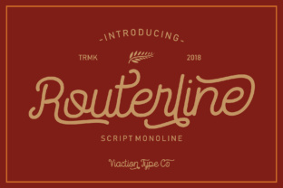 Routerline: A Versatile Script Typeface for Makers