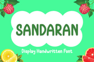 Sandaran Font: Playful Display Type for Small Brands
