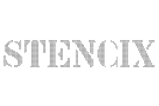 Stencix: A Modern Display Typeface for Editorial Design