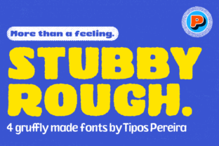 Stubby Rough: A Display Font for Bold Branding