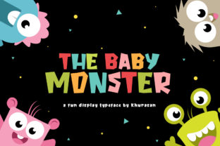 The Baby Monster: A Spooky Display Font for Makers